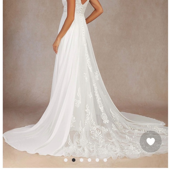 Azazie Ceriela Wedding Dress - Picture 3 of 4